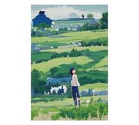 Puzzle Green Fields and Blue Skies pour Adultes, 1000 PCS