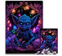 Puzzle Gremlin of The Cardboard pour Adultes 1000 pièces Puzzles Difficiles pour Adultes Idéal pour Les Amoureux, Cadeau Parfait de Noël, du Nouvel an, de la Saint-Valentin 26x38cm/10,23x14,96 Pouces