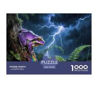 Puzzle Grenouille dard venimeux forêt Tropicale Classique Jouets Défi Cadeau Unique Animal Enfant 1000 Pièces Divertissement pour Adulte Filles Ou Garçons 70x50cm/1000pcs