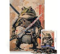 Puzzle Grenouille Samouraï 1000 Pièces pour Adolescents Jeu de logique et de réflexion Découpe précise (50x75cm)