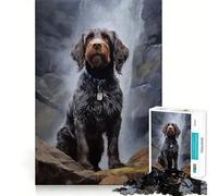 Puzzle Griffon à Poil Dur 1000 pièces Jeu de réflexion Pièces précises et sans Couture Activité familiale Amusante (50x75cm)