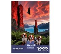 Puzzle Griffon Bruxellois 1000 Pièces en Carton pour Adultes Jeu D’activité Intérieure Puzzle Chien Plateau Cadeau Adulte Home Decor 38x26cm/1000pcs