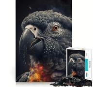 Puzzle Gris du Gabon 1000 pièces pour Adolescents, Jeu de logique et de réflexion, Calme et Amusant, Bords Lisses, Cadeau d'anniversaire 50x75cm