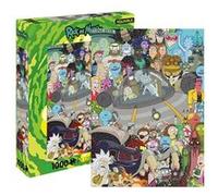 Aquarius Puzzle 1000 pièces Rick and Morty Cast – Officiel, sans reflets – 20x27 inches