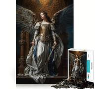Puzzle Guerrier Angélique 1000 Pièces Développe la mémoire,ludique,qualité Professionnelle, pour stimuler l'esprit (38x26cm)