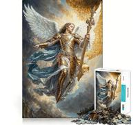 Puzzle Guerrier Angélique 1000 pièces Jeu de développement cognitif Surface Lisse sans bavures Activité relaxante en Groupe à l'intérieur (50x75cm)