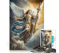 Puzzle Guerrier Angélique 1000 pièces Jeu de mémorisation mentale Découpe de Haute précision Activité Manuelle Défi cérébral interactif pour la Maison (38x52cm)