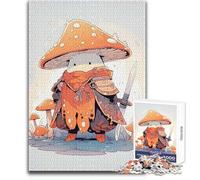 Puzzle Guerrier Champignon pour Adultes - 1000 Pièces - Activité Ludique et Interactive pour Apprendre - Cadeau Souvenir et Touchant - Dimensions 50x75cm