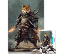 Puzzle Guerrier Corgi Japonais 1000 pièces pour Adultes et Adolescents, Jouet éducatif et décompressant, idéal comme Cadeau (38x26cm)
