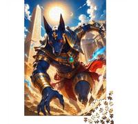 Puzzle Guerrier Dieu Désert, 1000 Pièces Jeu D'intérieur Adulte | 52x38cm Réduction Du Stress, Décoration D'intérieur, Passe-temps Intellectuel, Carton, Cadeau D'anniversaire