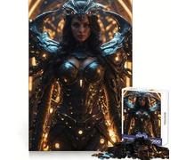 Puzzle Guerrier du Futur 1000 Pièces pour Adolescents Développe la Réflexion, Loisirs, Plaisir, Bords Nets Cadeau d'hiver (50x75cm)
