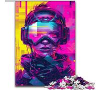 Puzzle Guerrier Mécanique 1000 pièces pour Adolescents, Anti-Stress, Vacances à la Maison, avec Affiche et fiche de Questions-réponses Assorties (26x38cm)