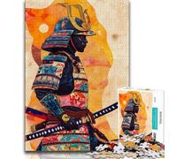 Puzzle Guerrier Ninja Japonais pour Adolescents, 1000 Pièces, Jeux Amusants, Chaque Pièce Est Unique - Jeu Familial Amusant et Défi (38x26cm)
