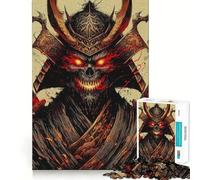 Puzzle Guerrier Samouraï Mort-Vivant pour Adolescents 1000 Pièces Stimule l'esprit Amusant Découpe Nette Composants Robustes Activité de Réunion Réconfortante (38x52cm)