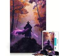 Puzzle Guerrier Samouraï Mystique pour Adultes 1000 Pièces Logic Boost Toy Group Joy Premium Edge Surprise d'anniversaire (50x75cm)