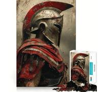 Puzzle Guerrier Spartiate 1000 Pièces pour Adolescents Jeu de Réflexion Design Amusant et Décontracté Cadeau Élégant 38x52cm