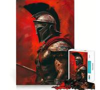 Puzzle Guerrier Spartiate pour Adultes 1000 Pièces Jouet Intelligent et Apaisant Découpe Précise Objet de Collection 38x52cm