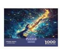 Puzzle Guitare avec 1000 Pièces pour Adultes,Musique de Fantasy Un Jeu De Dexérité Très Difficile Puzzle D'intelligence Un Jeu Cadeau Original 70x50cm/1000pcs