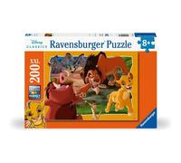 Puzzle hakuna matata le roi lion 200 pcs xxl orange TU