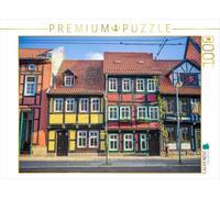 Puzzle · Halberstadt - Les Maisons colorées du Quartier de Voigtei | Le charme coloré des maisons à colombages dans un cadre… · 1000 pièces · Format assemblé 64 × 48 cm · CALVENDO Puzzle