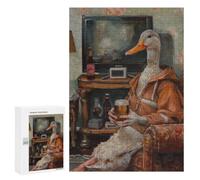 Puzzle Half Duck Half Human Beer, 300 PCS, Activité Créative À La Maison, comme Pause Créative pour Les Amateurs Patients, À La Maison