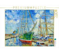 Puzzle · Hambourg | Un motif évocateur du nord de l'Allemagne, dans un style… · 2000 pièces · Format assemblé 90 × 67 cm · CALVENDO Puzzle