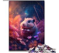 Puzzle Hamster 1000 pièces, Jeu interactif Familial, idéal pour Les Adolescents, Cadeau Casse-tête (Taille 50x75cm)