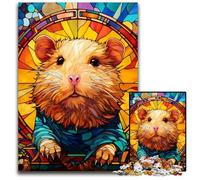 Puzzle Hamster 1000 pièces, Puzzle Difficile pour Adultes et Adolescents, soirée de Jeux en Famille, idée Cadeau stimulante pour Le Cerveau 26x38cm / 10,23x14,96 Pouces