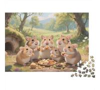 Puzzle Hamster Composé De 1000 Pièces pour Adultes,Pique-Nique Pastoral Un Jeu De Dexérité Très Difficile Puzzle Jeu Éducatif Et Stimulant l'art De La Décoration Moderne 1000pcs (75x50cm)