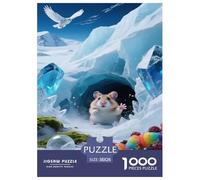 Puzzle Hamster d'or Composé De 1000 Pièces pour Adultes,Aigle Un Jeu De Dexérité Très Difficile Puzzle Éducatif avec des Défis 38x26cm/1000pcs