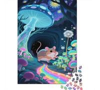Puzzle Hamster roborovski Composé De 1000 Pièces pour Adultes,Forêt Fantastique Landscape Un Jeu De Dexérité Très Difficile Puzzle en Bois Jeu ÉduChatif Et Stimulant Jeu ÉduChatif 1000pcs (75x50cm)
