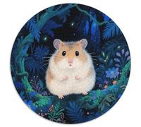 Puzzle Hamster Syrien 1000 Pièces en Carton pour Adultes Jeu D’activité Intérieure Puzzles Hamster Syrien Forêt Cadeau Anniversaire Décoration Intérieure 1000pcs (67.5x67.5cm)