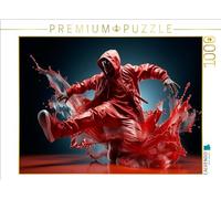 Puzzle · Hank | Photo générée par IA d'un danseur de rue stylé · 1000 pièces · Format assemblé 64 × 48 cm · CALVENDO Puzzle