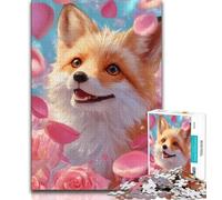 Puzzle Happy Fox 1000 pièces pour Adultes et Adolescents, Jouet éducatif et décompressant, Cadeau d'anniversaire, décoration Murale (50x75cm)