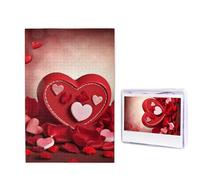 Puzzle Happy Valentine's Day pour adultes de 1000 pièces, puzzle en bois à partir de photos, puzzles stimulants parfaits pour les soirées de jeux, décoration de la maison, cadeau pour les vacances et