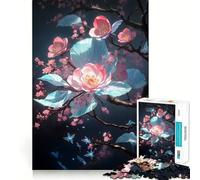 Puzzle Harmonie Fleur Radieuse 1000 Pièces pour Adolescents Renforce la Mémoire, Calme et Détente, Bords Lisses, (50x75cm)