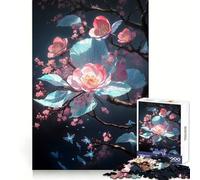 Puzzle Harmonie Fleur Radieuse 1000 Pièces pour Adolescents Renforce la Mémoire, Calme et Détente, Bords Lisses, (50x75cm)