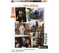 Puzzle Harry Potter 1500 pièces - Bienvenue à Poudlard - Nathan - Cinéma et publicité