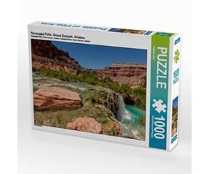 Puzzle · Havasupai Falls, Grand Canyon, Arizona 1000 Teile Puzzle quer | 1000 pièces · Format assemblé 64 × 48 cm · CALVENDO Puzzle