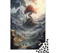 Puzzle Heaven Tree Of Life 6 pour adultes et adolescents, 1000 pièces, puzzles pour adultes, jeux de puzzle durables, cadeaux de Noël, 1000 pièces (38 x 26 cm)