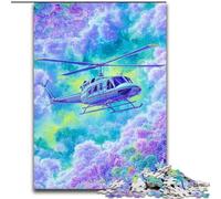 Puzzle Hélicoptère de Rêve pour Adultes Puzzle 1000 Pièces, Convient aux 14 Ans et Plus Amusement en Famille C'est Idéal comme Cadeau pour Toute la Famille (26x38cm)