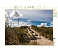 Puzzle · Herbe de Plage, escalier menant aux Dunes | 1000 pièces · Format assemblé 64 × 48 cm · CALVENDO Puzzle