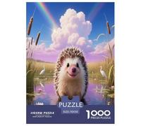 Puzzle Hérisson 1000 Pièces pour Adultes Et Enfants, Jeu Ludique Et Instructif, Casse-tête Reed Marais, DéCoration, Cadeau Adulte 70x50cm/1000pcs