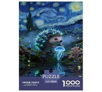 Puzzle Hérisson Miniature Qui Compte 1000 Pièces pour Adultes,Ciel étoilé Un Jeu De Dexérité Très Difficile Puzzle Jeu Éducatif Aux Défis l'art De La Décoration Moderne 38x26cm/1000pcs