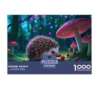 Puzzle Hérisson pygmée Africain Qui Compte 1000 Pièces pour Adultes,Forêt enchantée Un Jeu De Dexérité Très Difficile Puzzle Éducatif l'art De La Décoration Moderne 38x26cm/1000pcs