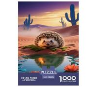 Puzzle Hérisson pygmée Africain Qui Compte 1000 Pièces pour Adultes,Oasis désertique Un Jeu De Dexérité Très Difficile Puzzle Éducatif Et Stimulant 38x26cm/1000pcs