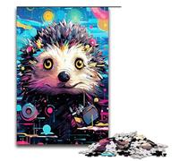 Puzzle hérisson Robot 1000 pièces par SplattersLots de Puzzles épais et colorés pour Adultes Puzzle Impossible Anti Stress pour Adolescents de 14 Ans et Plus 75 x 50 cm