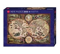 Heye - 29666 - Puzzle Classique - Vintage World - 2000 Pièces