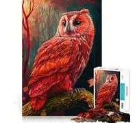Puzzle Hibou 1000 pièces pour Adultes, Jeu de logique et de Jeu Amusant à Partager, Bords de qualité supérieure, Cadeau élégant (38x52cm)