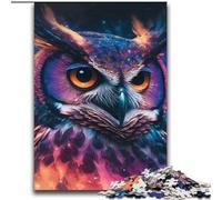 Puzzle Hibou coloré pour Adultes, 2000 pièces, à partir de 14 Ans, décoration Murale, Cadeau d'anniversaire et Cadeau Unique (70x100cm)